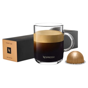 Nespresso奈斯派索胶囊咖啡 Vertuo梅乐奇欧浓缩黑咖啡浅烘10颗装