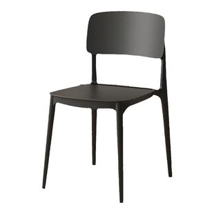 塑料椅子家用加厚餐椅网红餐厅餐桌椅现代简约商用凳子北欧靠背椅