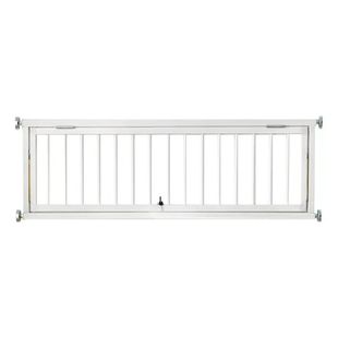 多功能阳台可折叠晾衣架护栏室内飘窗儿童安全防护栏杆家用防盗窗