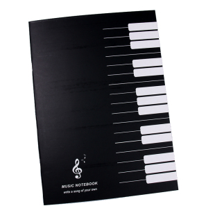 16开音乐五线谱本子批发乐谱本 钢琴谱本音乐练习本带乐理 可定制