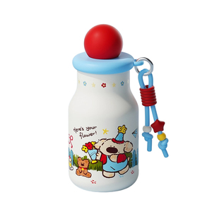 face保温杯女生高颜值2025新款小巧便携杯子牛奶随行带吸管水杯