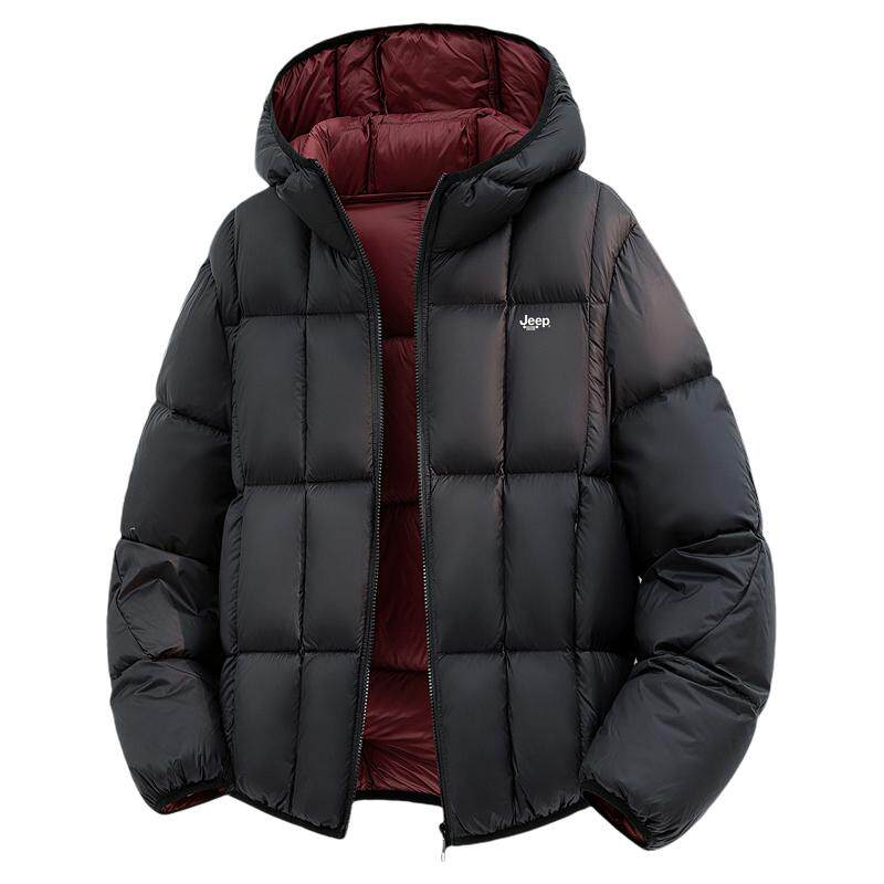 Jeep吉普三防羽绒服冬季情侣款