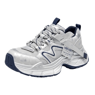 戈美其商场同款休闲风厚底老爹鞋新款增高运动鞋轻便爆款系带女鞋