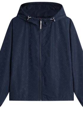 Tommy女装旗标镂空刺绣宽松夹克