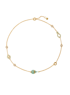 HERBE合璧 福禄来瓶步青云两戴项链手链 东陵玉春瓶珐琅祥云