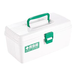 日本进口小药箱家用医药箱便携家庭药品收纳箱药物箱家用急救箱