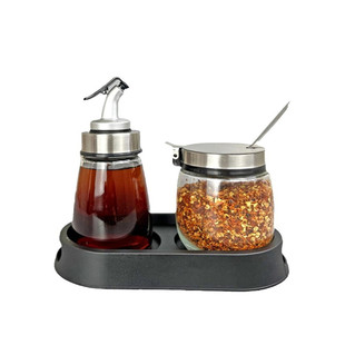 调料盒套装醋壶辣椒罐商用调料瓶餐饮饭店小吃店酱醋瓶调味罐收纳