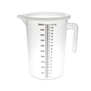 毫升计量杯带盖家用塑料杯子食品级带刻度耐高温大容量桶杯子商用