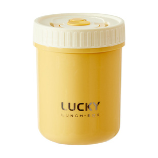 早餐杯带盖勺豆浆杯上班族便携冲泡杯子水果隔夜燕麦杯粥碗沙拉杯