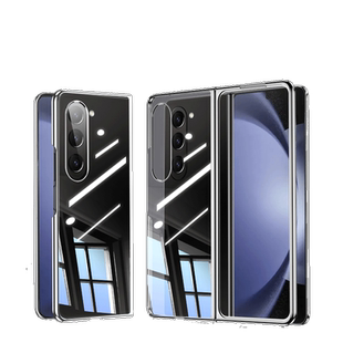 适用三星zfold7手机壳三星fold5新款超薄透明折叠屏zFold6保护套fold4镜头全包防摔Fold5简约高档W24防爆机壳