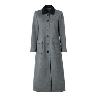 海青蓝 风衣外套女2025新款高端大气上档次时尚气质女装羊毛大衣