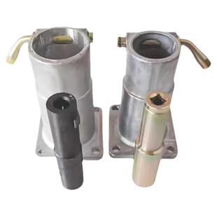 汽油机震动棒圆芯接头中心轴插入式振动棒铝接头防逆套震动器配件