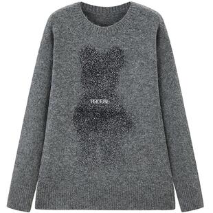 太平鸟年冬季款定位纹样套衫A3EEE4356*