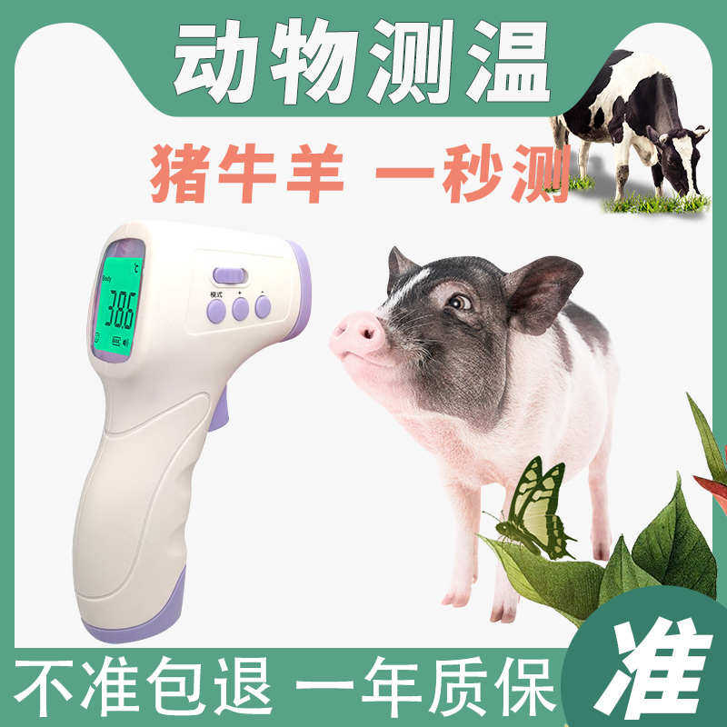 兽用温度计体温枪电子表猪用养猪场牛羊狗猫宠物高精度红外线测量