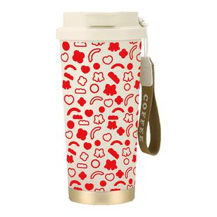 2025新款卡通保冷保温杯女高颜值316不锈钢咖啡杯水杯双饮杯便携