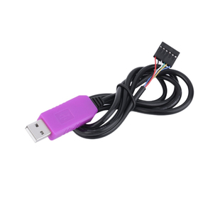 粉红色 6Pin PL2303HXD刷机下载线 USB转TTL/RS232 支持WIN/7/8
