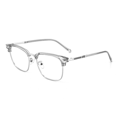 理工男半框眼镜近视眼镜防蓝光镜