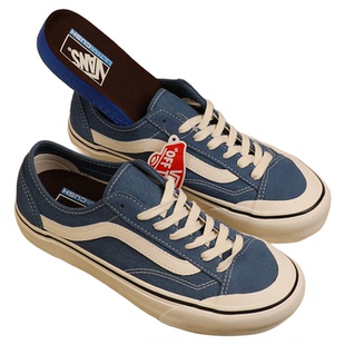 VANS范斯 Style 36雾霾蓝经典百搭低帮情侣款帆布板鞋VN0A3MVL42R