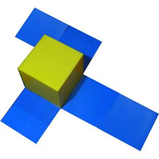 教具正方体11种展开图大号磁表面积演示器模型分米立方体中考热点