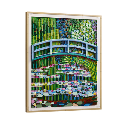 乐高31220莫奈睡莲池上的桥积木