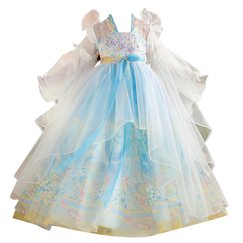 小女孩荷花仙子花神汉服系列