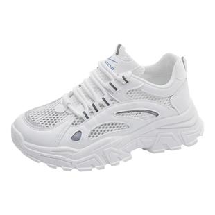 回力女鞋运动鞋女2025秋季新款薄款透气网面小白鞋子女士老爹鞋女