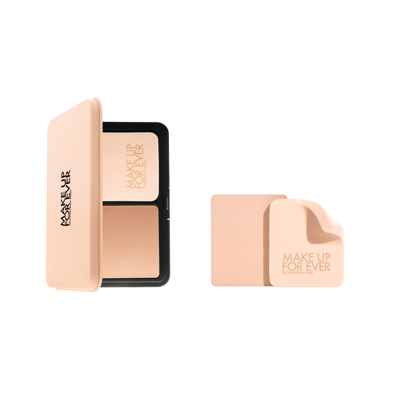 【成毅代言】MakeUpForEver玫珂菲仿真肌丝绒粉饼持久遮瑕