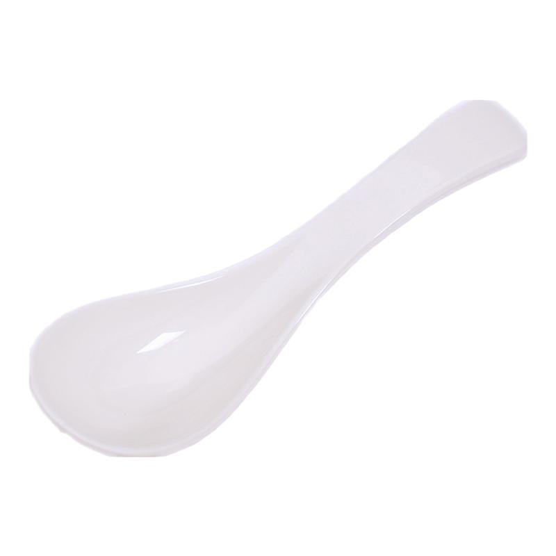 白色密胺勺子食品级商用勾勺汤勺