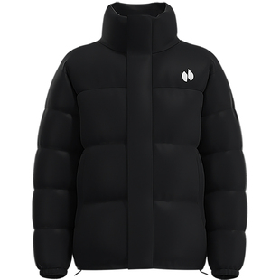 hotsuit后秀鸭绒羽绒服男2026春季新款短款保暖立领面包服外套