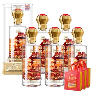 泸州老窖酒泸州醇52度浓香型白酒500ml*6瓶白酒整箱纯粮食酒礼盒