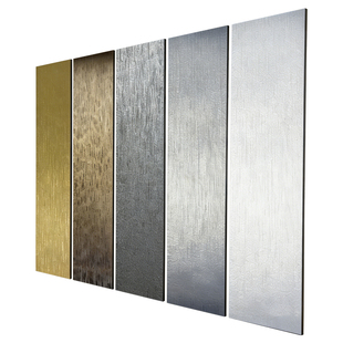 金属饰面板竹炭木装饰金属板定制pet金属碳晶板护墙板木饰面墙板