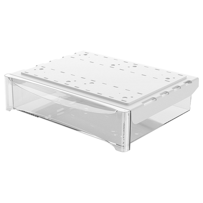 桌下抽屉式收纳盒有杠可装