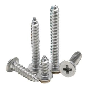 CA大薄头木螺丝钉尖尾304不锈钢十字扁平头自攻螺丝钉M2M3M4M5M6