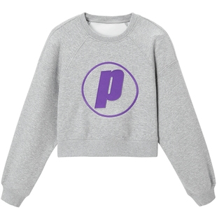 太平鸟秋季时尚简约宽松圆领闪亮卫衣A3CRE3307