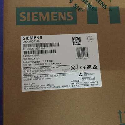 议价6SL3210-5BE25-5CV0 V20变频器6SL32105BE255CV0
