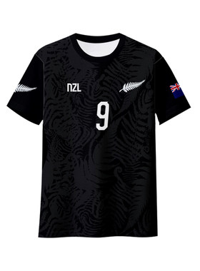 2026世界杯新西兰队球衣速干T恤