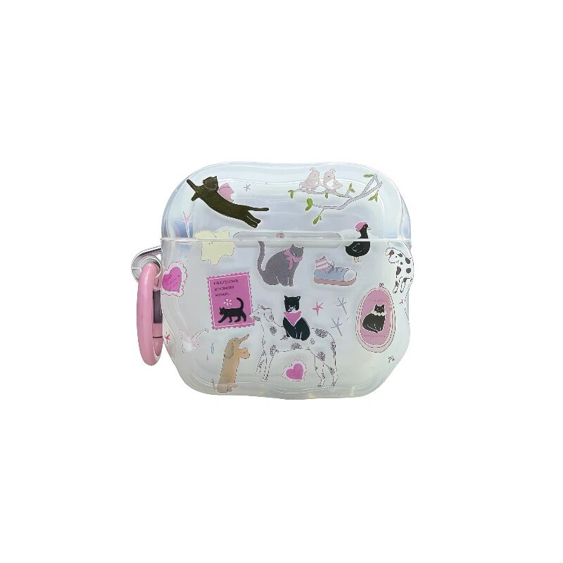 苹果AirPods4代Pro3半透明软壳
