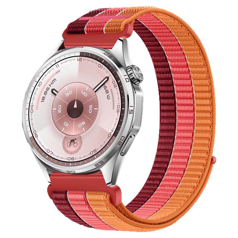 适用华为gt6尼龙表带watchgt6pro悦动三环编织GT5智能腕表watch5男女款4pro官方同款回环GT4链替换buds腕带