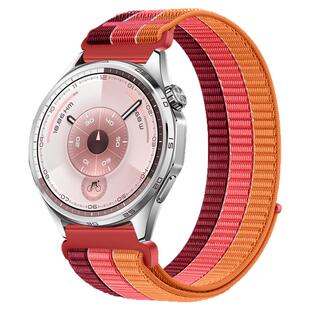 适用华为gt6尼龙表带watchgt6pro悦动三环编织GT5智能腕表watch5男女款4pro官方同款回环GT4链替换buds腕带