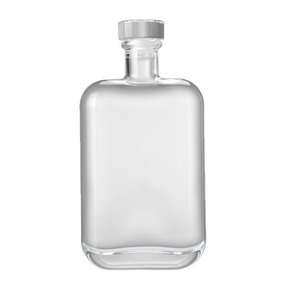 新款高颜值方形扁瓶白酒果酒自酿分装瓶饮料红酒冷萃茶空玻璃瓶子