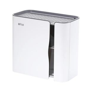 露禾壁挂纸巾盒磁吸双开门卫生间免打孔厕所卷纸抽纸盒置物架家用