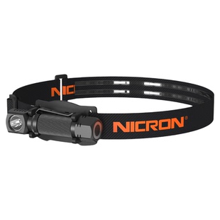 NICRON耐朗H10R 便携铝合金强光头灯 户外夜钓防水照明可拆卸电筒