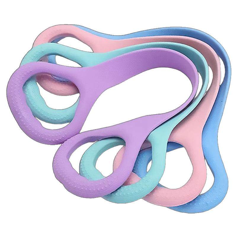 女开肩开背瑜伽八字拉力器