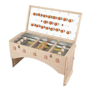 艾灸盒随身灸木制家用肚子腹部艾灸箱盒子通用美容院专用器具大全