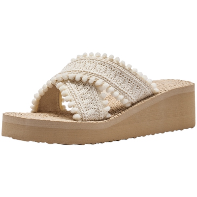 热风2026年夏季新款女时尚一字拖