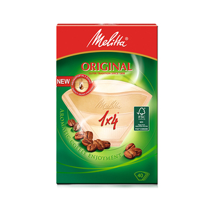 【买三送一】德国Melitta美乐家咖啡滤纸 美式滴漏机手冲壶过滤网