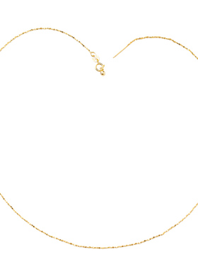 串珠手链diy配件项链绳女不掉色极细手链细款纯银18k金针式万能链