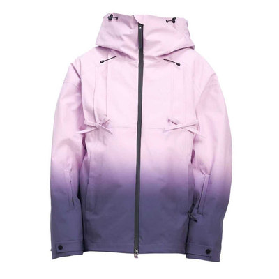 BCG新款少女渐变紫墨新疆滑雪服单双板冲锋衣男款专业防风防水