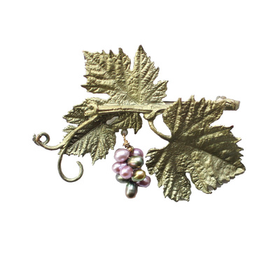 michaelmichaud叶女复古胸针