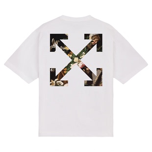 OFF-WHITE™情侣装新款宽松短袖T恤潮流有型双箭头图案装饰半袖